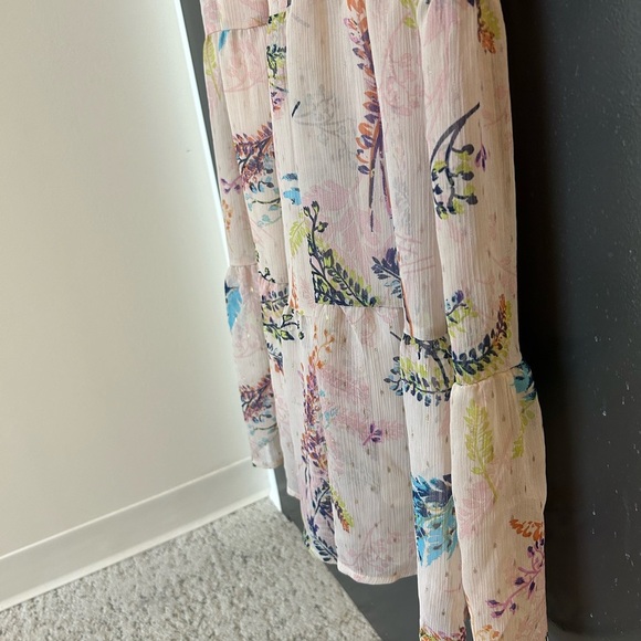 Autres Filles 1X midi Floral Print Women's Dress EUC - Picture 9 of 16